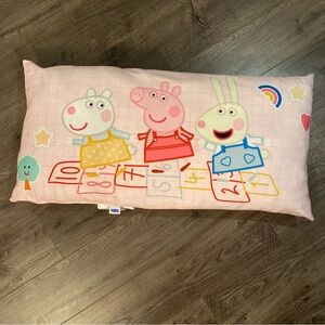 Peppa Pig pink‎ body pillow playing hopscotch